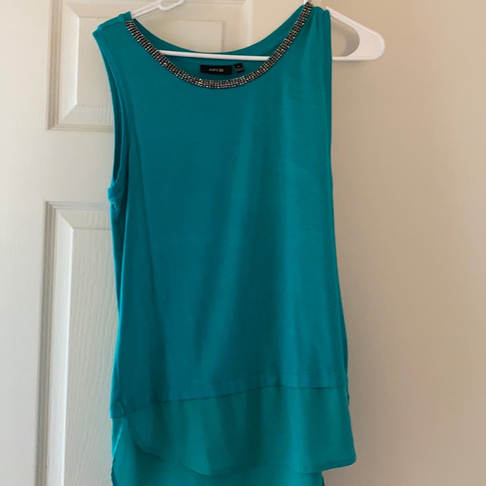 Green Sleeveless Top perfect for work